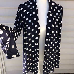 RUE21 Women’s Blue/White Cardigan Size L